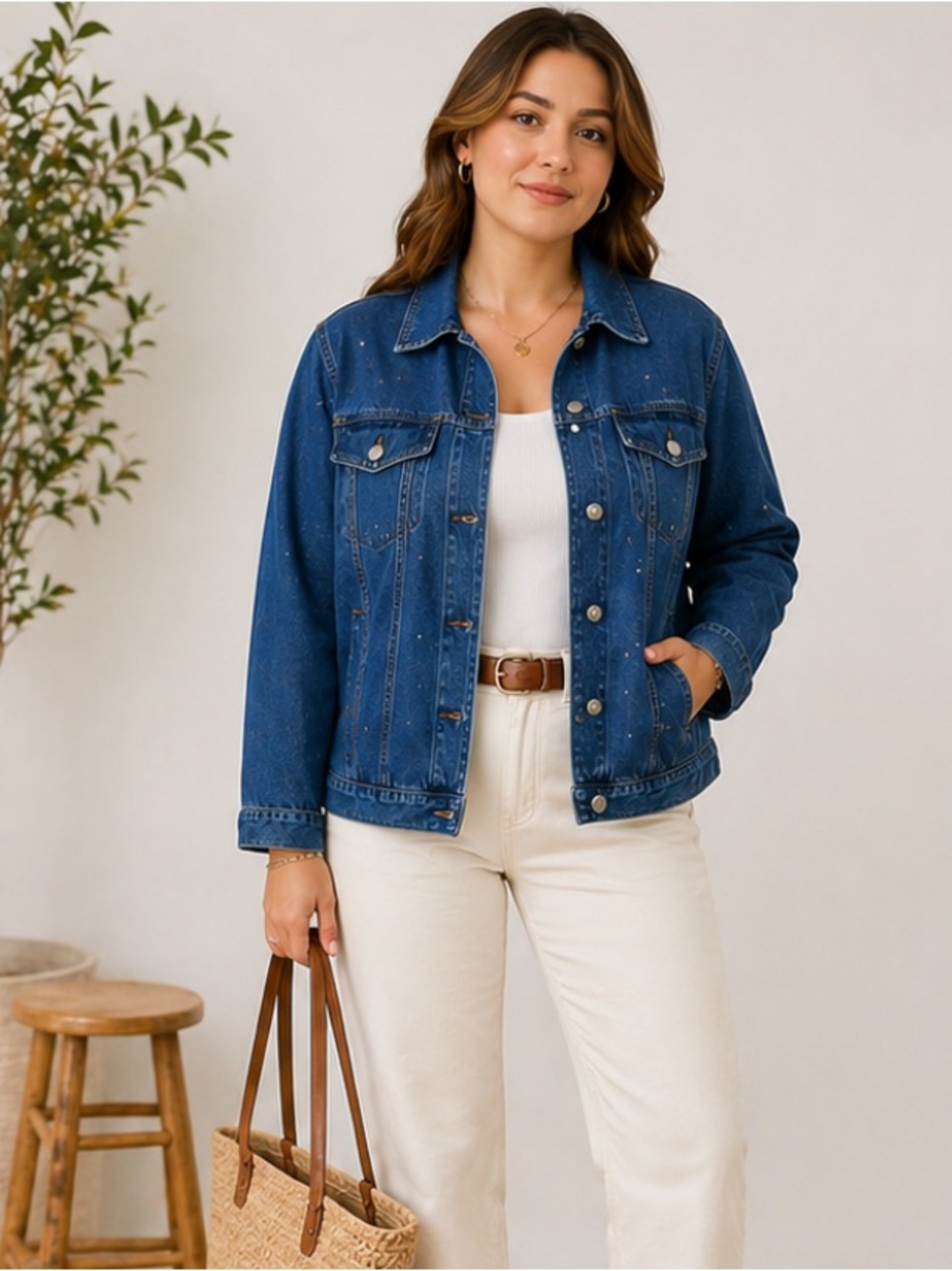 Vintage Carole Little Sport denim jacket